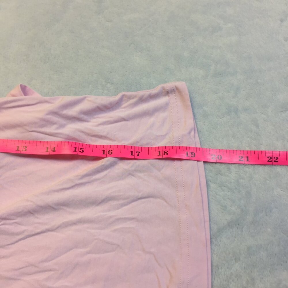 Lululemon Shirt Top Sz M Woman Pink Modal Silk Blend V-Neck Long Sleeve Athletic - Picture 13 of 14